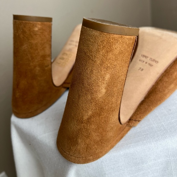 Vero Cuoio slip on mules Made in Italy - leather and suede. Size 38 7 1/2 to 8 - Picture 4 of 8